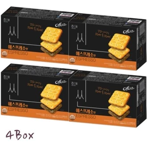 HAITAI Ace Thin Espresso sabor 291 g (1.552 kcal) x 4 caja/galleta bocadillo Corea Mukba - Imagen 1 de 16