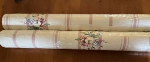 Vintage 2 Waverly Floral Wallpaper Rolls 27"60.75 SQF Pre-pasted Pattern #556102 - Picture 1 of 11