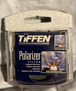 Filtro polarizador Tiffen 58mm NUEVO sellado en paquete original - Imagen 1 de 3