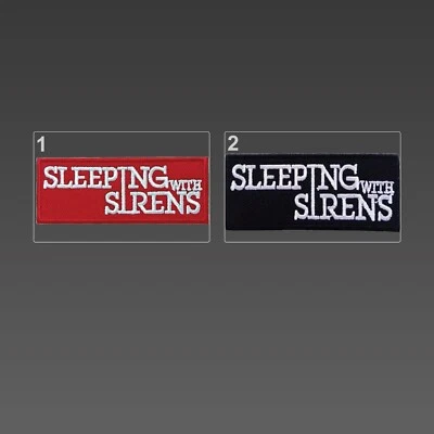 Sleeping With Sirens Patch, Sleeping With Sirens Embroidered Iron On Band Patch