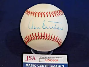 Don Sutton (D. 2021) Signed / Autographed ONL Bill White Baseball JSA COA HOF - Picture 1 of 6