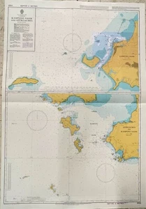 Mapa de pared de papel marino Admiralty 2103 KAMPONG SAOM AND APPROACHES CAMBODIA - Imagen 1 de 12