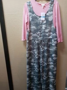 Self-esteem Extra Large 16 Mädchen Camouflage Overall mit Shirt Neu mit Etikett - Bild 1 von 5