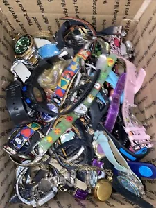 HUGE WATCH LOT for PARTS REPAIRS CRAFTS 11 LBS 15 OZ Mixed Type Untested Lot 2 - Picture 1 of 3