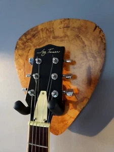 Guitar Pick, Guitar Wall Hanger, Guitar Wall Mount, 2-sided, Hickory/Wafer Cut - Picture 1 of 15