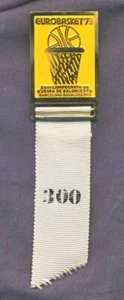 1973 FIBA EUROBASKET European Championships PARTICIPANT PIN Badge Basketball - Picture 1 of 2