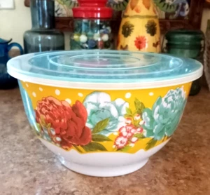 Pioneer Donna BLOSSOM JUBILEE Melamina 8" Ciotola da Servizio Miscelazione con Coperchio Spedizione Rapida - Foto 1 di 10