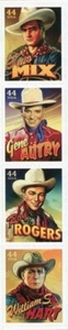 US #4446-4449 MNH 2010 Movie Cowboys Autry Mix Rogers Hart - Picture 1 of 1