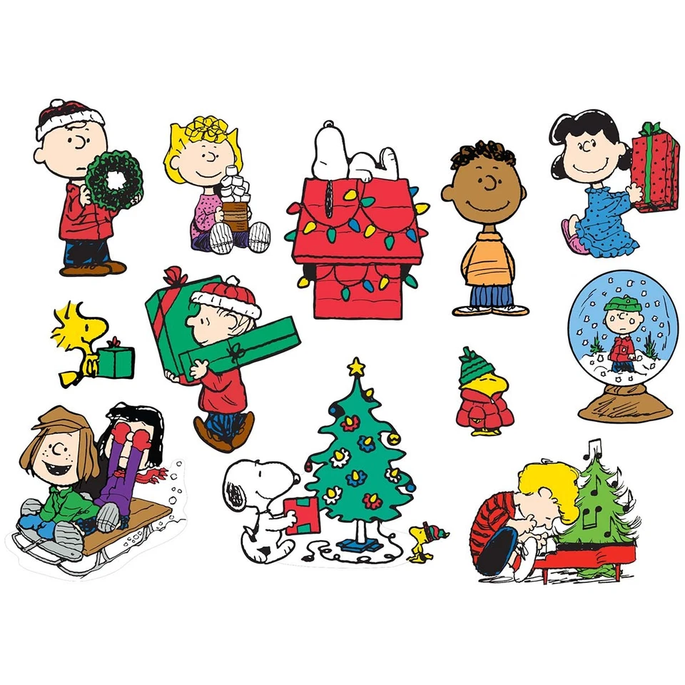 Rose Art Peanuts  Holiday Mini-Shaped Jigsaw Puzzle - Image 1 of 1