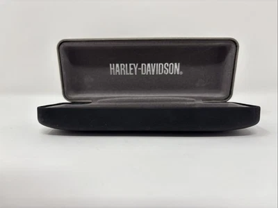 Estuche rígido negro plateado para gafas Harley Davidson motocicletas Foto 1 de 4
