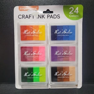 Juego de almohadillas de tinta artesanal Anyongora 24 colores - Imagen 1 de 3