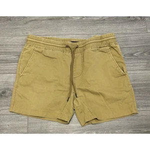 Aeropostale Men's Jogger Shorts Medium Brown Tan Casual Above Knee Two Pockets - Imagen 1 de 7