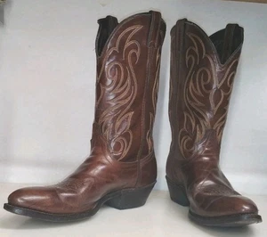 Laredo stivale western uomo pelle marrone 59774 uomo taglia 11D - Foto 1 di 11