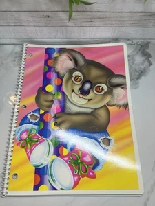 Vintage Lisa Frank Pink Wide Ruled Spiral Notebooks, Koala Bear Jeans - Picture 1 of 5