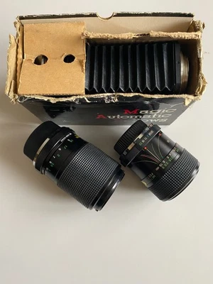 Vivitar 70-210mm & 28-70mm Lenses + Bellows Unit In Minolta MD Mount - Image 1 of 4