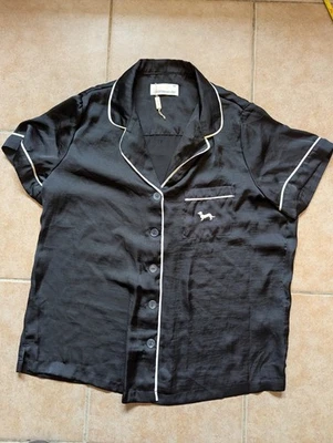 Peter Alexander Negro Satinado Pj Top XS Nuevo  Foto 1 de 3