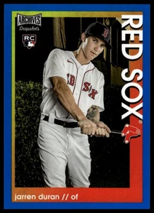 2022 Topps Archives Snapshots #7 Jarren Duran Blue Border #/50 - Bild 1 von 2