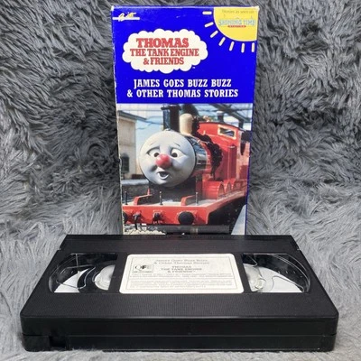 Thomas Tank Engine & Friends James Goes Buzz Buzz VHS 1993 Train George Carlin - Image 1 of 4