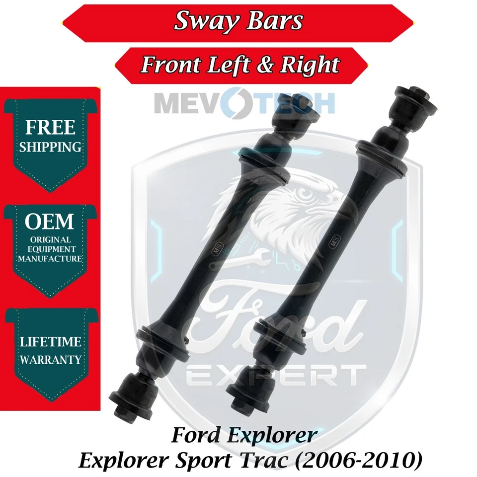 NUEVAS BARRAS ESTABILIZADORAS DELANTERAS OE para Ford Explorer/Sport Trac 2006-2010 10 años de garantía Foto 1 de 4