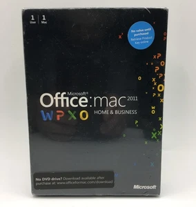 Microsoft Office For Mac Home And Business 2011 - 1 User/1 Install (W6F-00076) - Picture 1 of 2