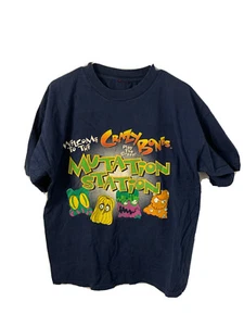 Vintage Crazy Bones Mutation Station Shirt Navy Blue Men’s Size XL - Picture 1 of 5