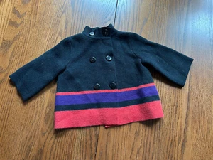 janie and jack baby girls 3-6 months sweater coat wool blend - Picture 1 of 3