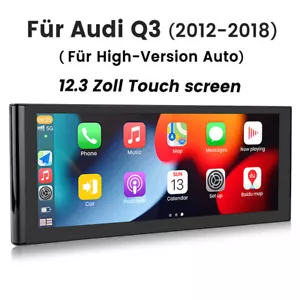 12.3'' Android 12 Autoradio Für Audi Q3 2012-2018 CarPlay GPS Navi BT WIFI 4+64G - Bild 1 von 9