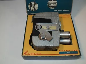 Vintage Revere eye matic8mm movie camera with box and manual mdl# ca-5 - Picture 1 of 8