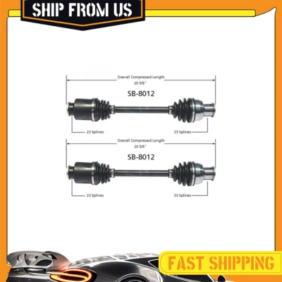 2x Eje CV trasero izquierdo trasero derecho TrakMotive para Subaru DL 1987-1989 Foto 1 de 3