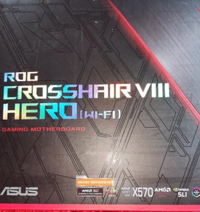 ASUS ROG Crosshair VIII Hero (Wi-Fi) Mainboard Sockel AM4 X570 - Afbeelding 1 van 6