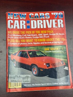 Car And Driver Magazine OMNI/Horizon Ford Mustang October 1978 - Image 1 of 4