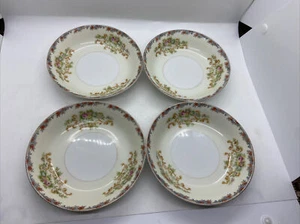 Set of 4 Royal Chester China made in Japan 5” Plates or Shallow Bowls Floral - Picture 1 of 9