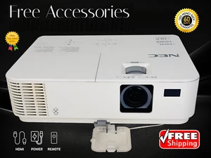 DLP Projector 3300 Lumens Contrast for Home Entertainment 1080p HDMI w/Remote - Picture 1 of 11