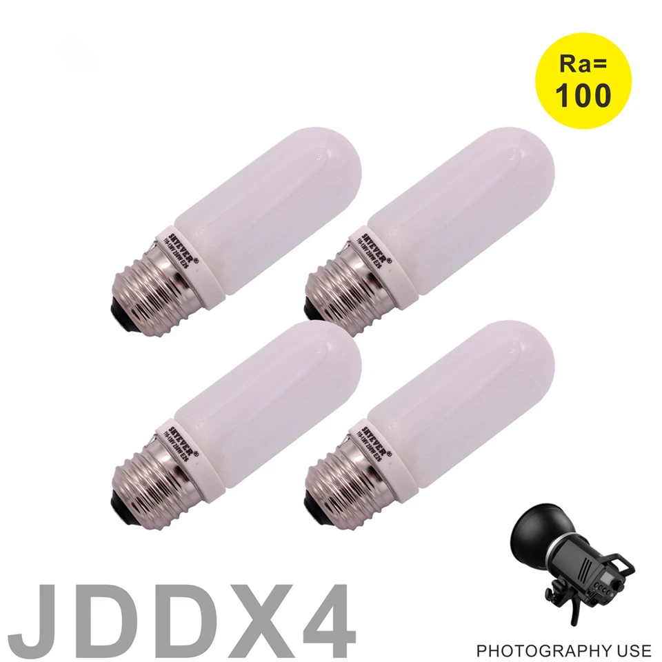 4x Photo Studio Flash Modeling Lamp Bulb,Fit For Bowens Interfit Godox Elinchrom - Image 1 of 4