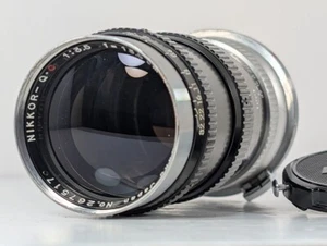 [Exc+4] Nikon Nippon Kogaku NIKKOR-Q.C 13.5cm 135mm f3.5 Lens S mount from JAPAN - Picture 1 of 21