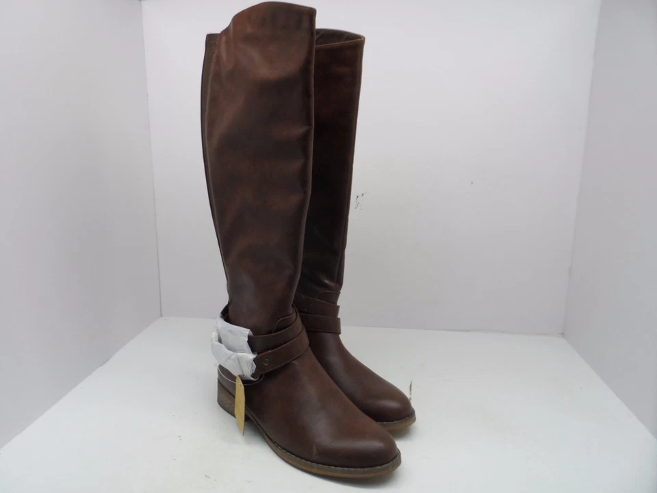 Bota para mujer Denver Hayes Imelda punta redonda marrón talla 6M Foto 1 de 4