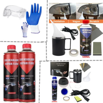500 ml headlight professional treatment set/steaming/repair/steamer de - Image 1 of 4