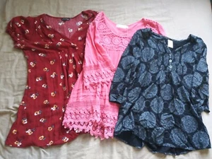 Boho Bauern Bluse Shirt Paket Medium Solitaire - Bild 1 von 12