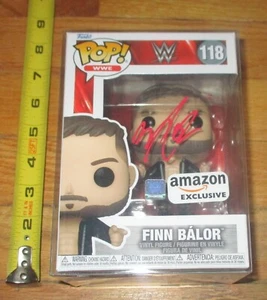 WWF WWE Funko Pop Finn Balor Wrestling Figure Signed JSA COA Amazon 118 NJPW - Picture 1 of 5
