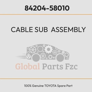 Toyota OEM CABLE SUB ASSEMBLY 8420458010(84204-58010) - Picture 1 of 1