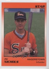 1990 Star Hagerstown Suns Ty Nichols #20