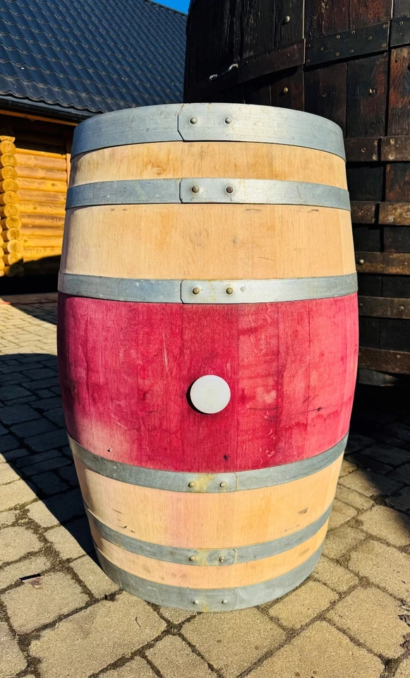 NEU 100-300L FASS REGENTONNE WEINFASS EICHENFASS HOLZFASS WASSERFASS WASSERTONNE - Bild 1 von 4
