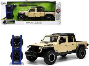 1/24 Jada 2020 Jeep Gladiator Rubikon Pickup & Extra Räder Druckguss cremefarben 32711 - Bild 1 von 2