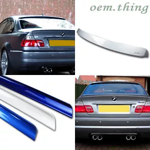 PAINTED Fits BMW E46 Coupe A Type Roof + Trunk Lip Spoiler 325Ci 330ci 323is - Bild 1 von 1