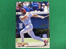 1995 National Packtime #3 Juan Gonzalez Texas Rangers