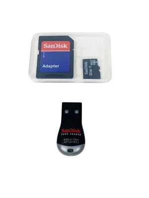 SanDisk 32GB MicroSDHC Con Adattatore SD E Lettore USB SanDisk MobileMate - Immagine 1 di 3