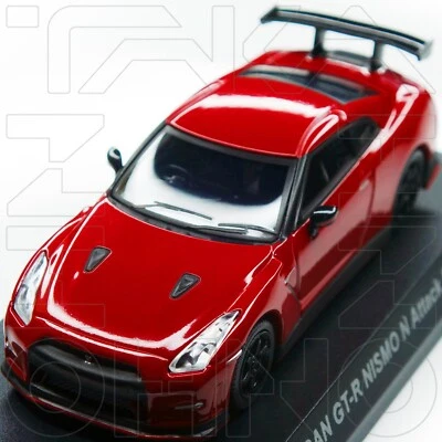 NISSAN GT-R NISMO N ATTACK PACKAGE 2014 KYOSHO MINICAR LOTTERY #2 1:64 RED NIB - Image 1 of 4