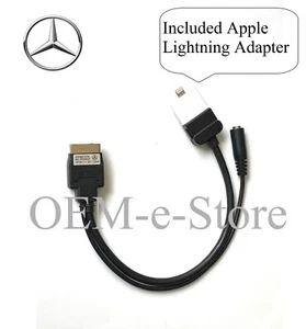 2013-2015 Mercedes ML Class iPhone Music Interface AUX Cable + Lightning Adapter - Bild 1 von 5
