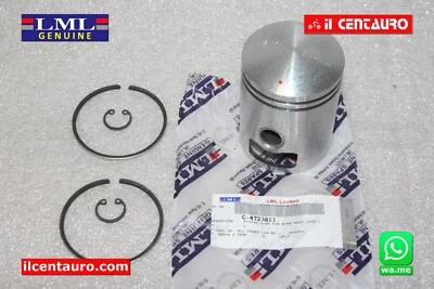 C-4723811 PISTONE STANDARD COMPLETO ORIGINALE LML STAR 125 2T Ø 52,5 mm - Immagine 1 di 4