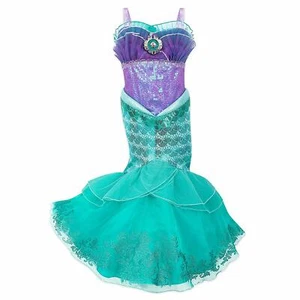 Disney Store Princess Little Mermaid Ariel Halloween Costume Dress Girl 5/6 - Picture 1 of 1
